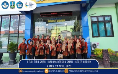 Studi Tiru SMAN 1 Balong dengan SMAN 1 Geger Madiun